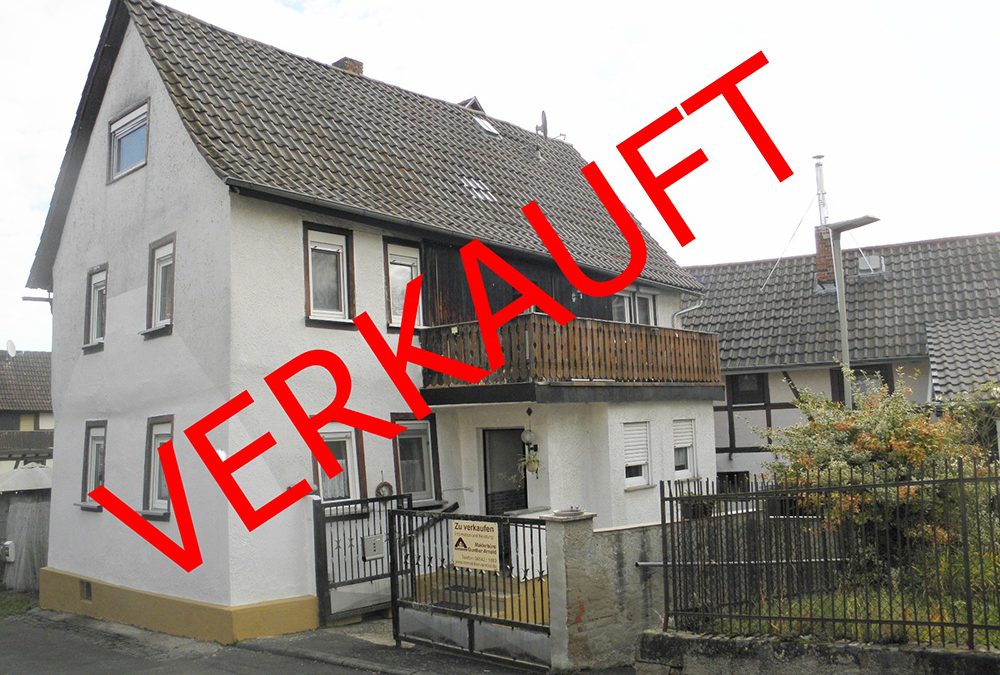 VERKAUFT – Älteres Einfamilienhaus in Nidda-OT